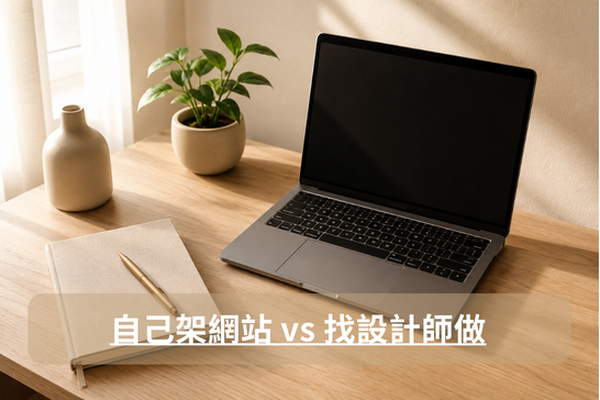 自己架網站 vs 找設計師做